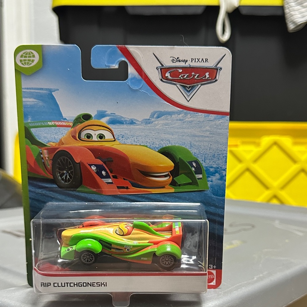 Mattel Cars Rip Clutchgoneski Toy - Vibrant Green and Orange
